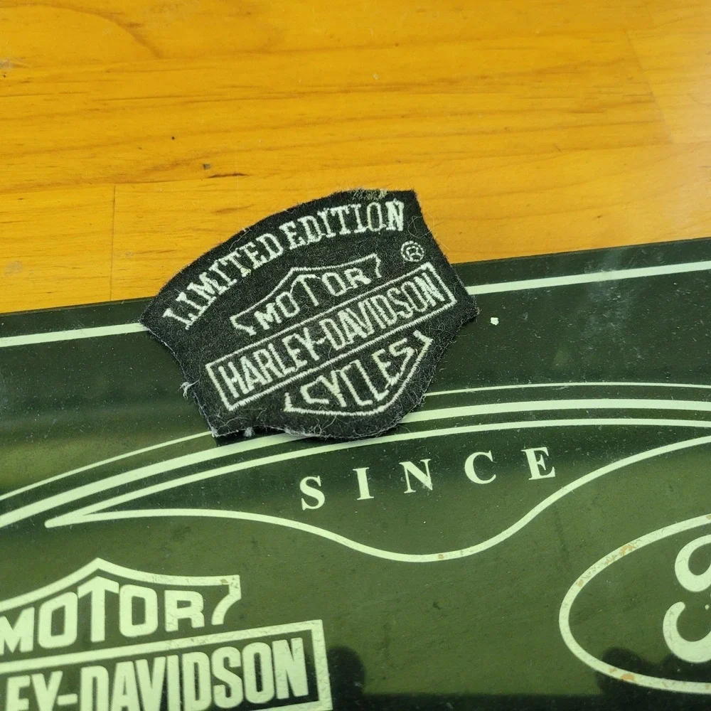 Harley Davidson Ford Memorabilia Lot Sign Patch Keychains Cards Cuff